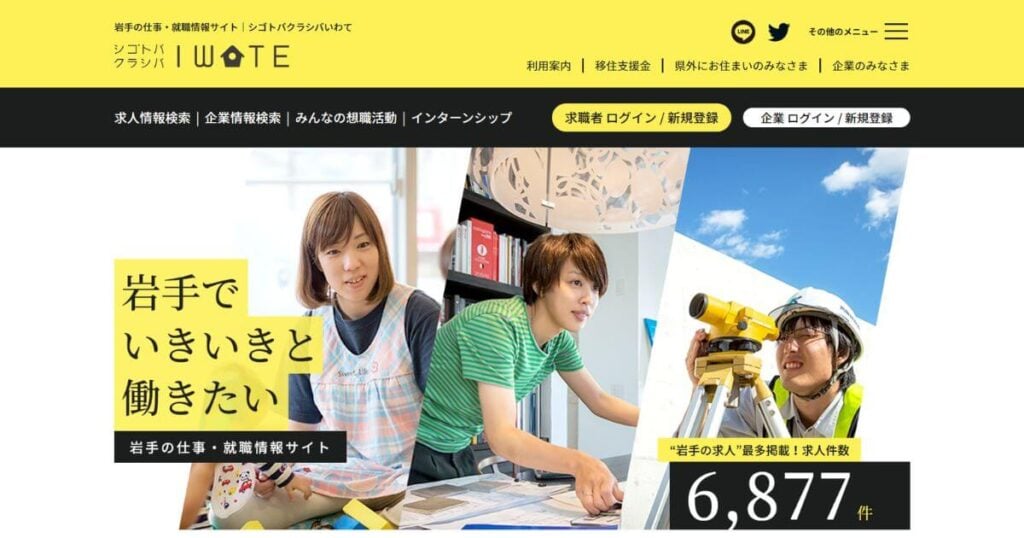 シゴトバクラシバいわて